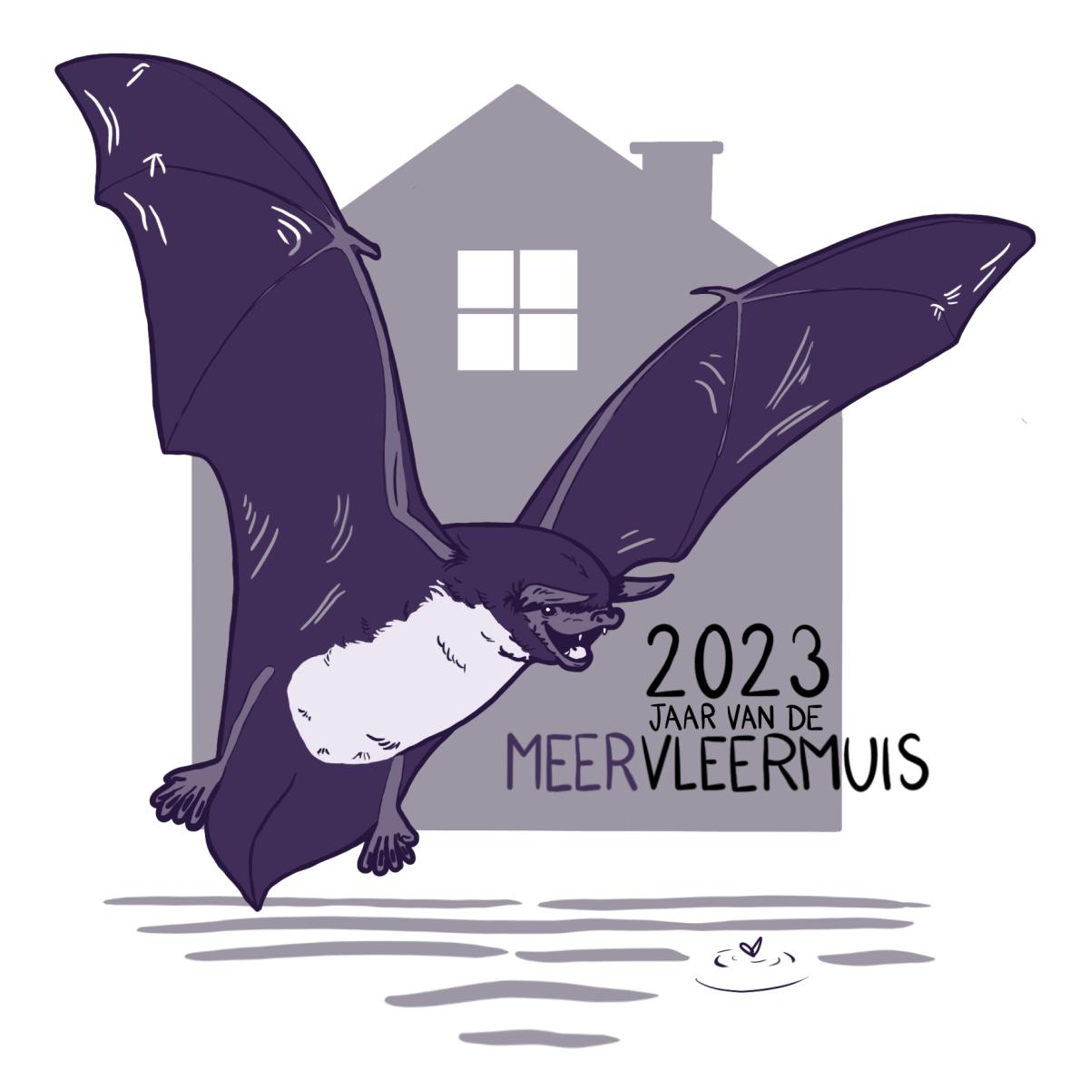 logo jaar van de meervleermuis
