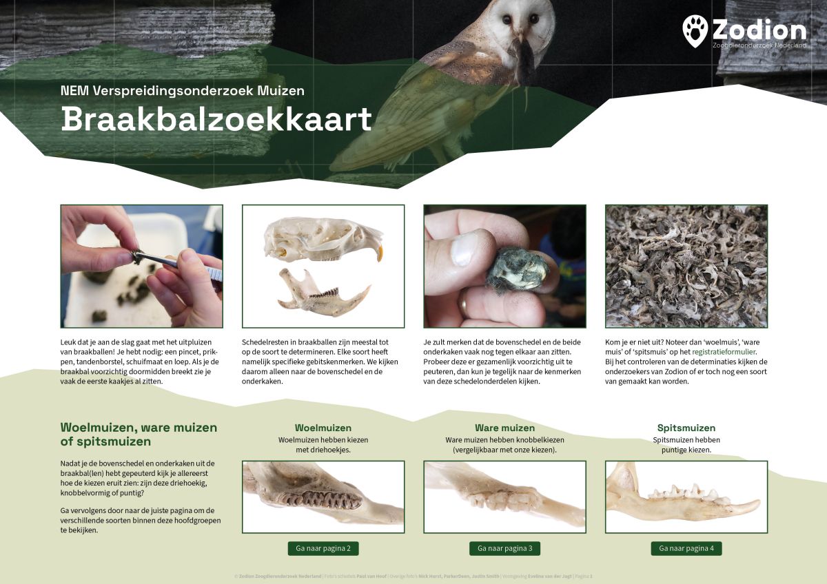 Digitale braakbalzoekkaart